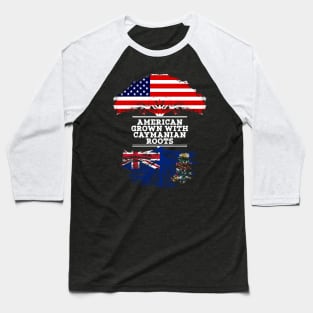 American Grown With Caymanian Roots - Gift for Caymanian From Cayman Islands Baseball T-Shirt